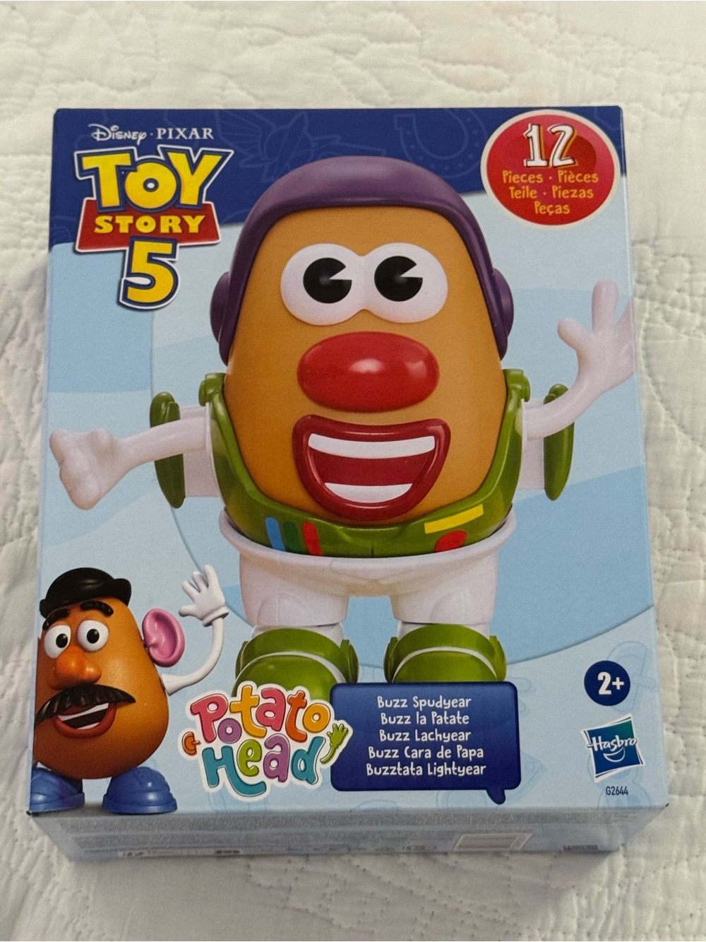 Hasbro Potato Head Buzz Lightyear Colors — Green Purple Red White Tan
